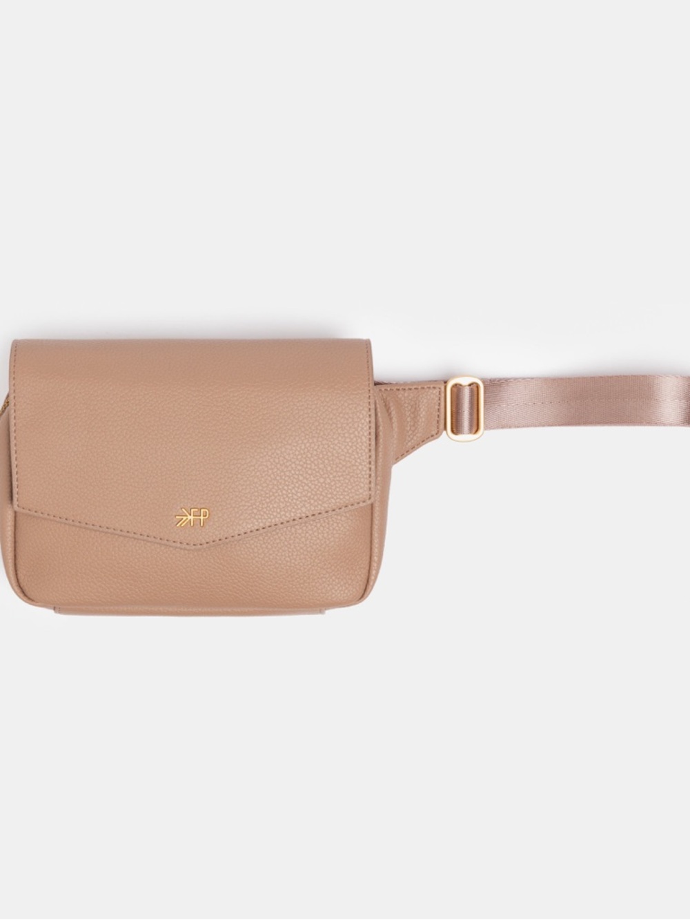 Freshly Picked Classic Fanny Pack, Fig Color, 9"W x 6.5"L x 2"D, Vegan Leather